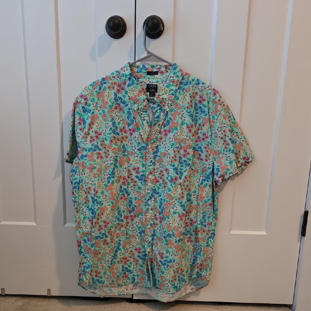 J. Crew Multicolor Floral Men's Shirt